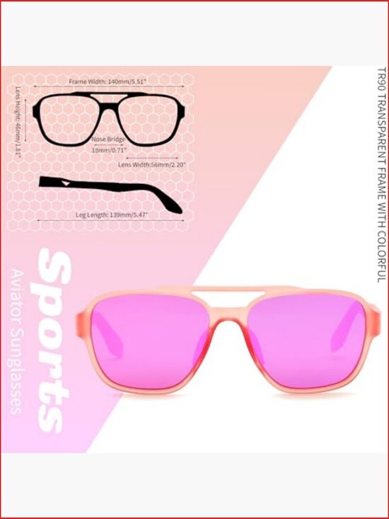Polarized Aviator Sunglasses TR-90 Frame TAC Lens UV400 main image 7